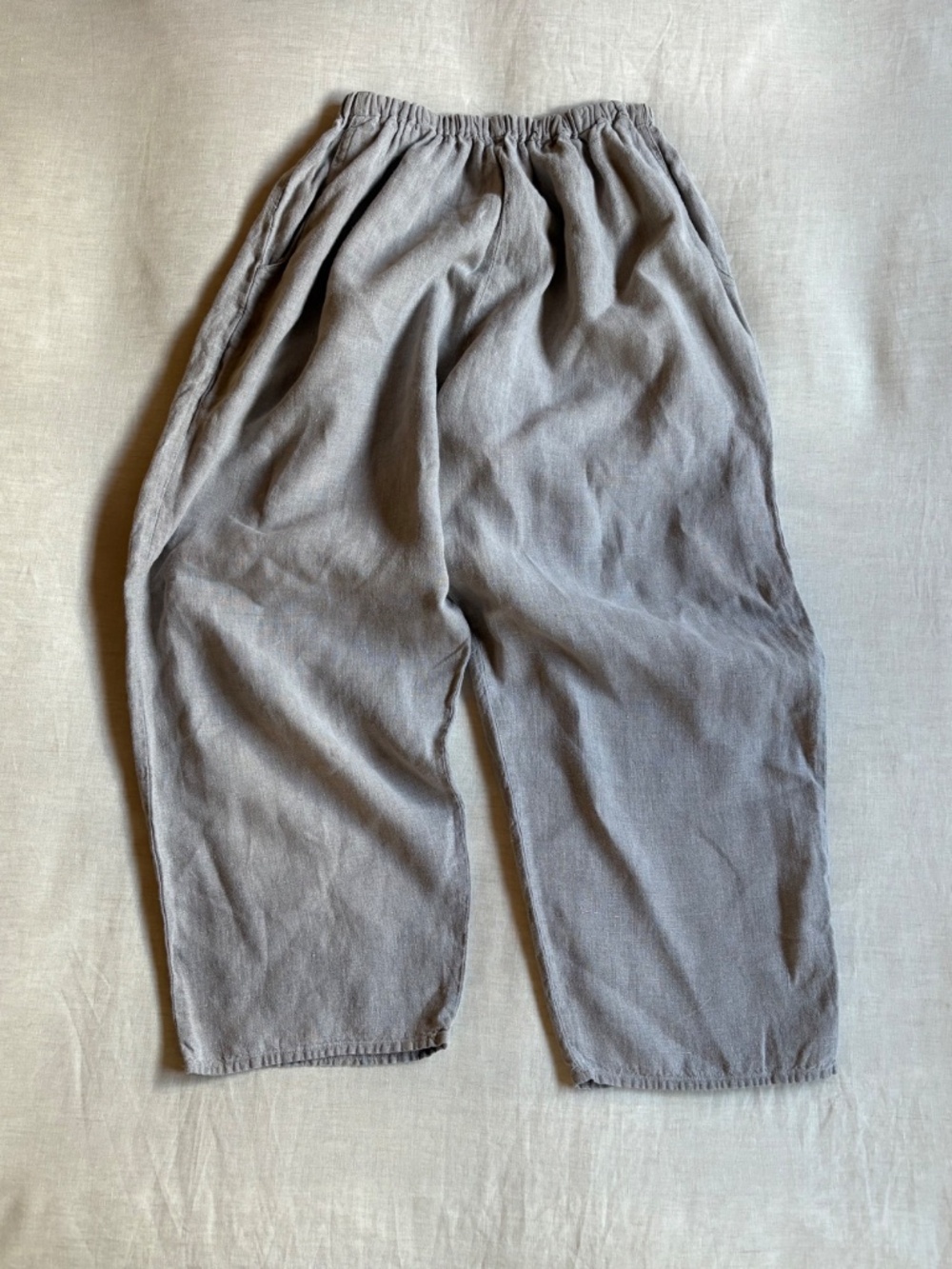 Flax Rustic Linen Pants, As Is